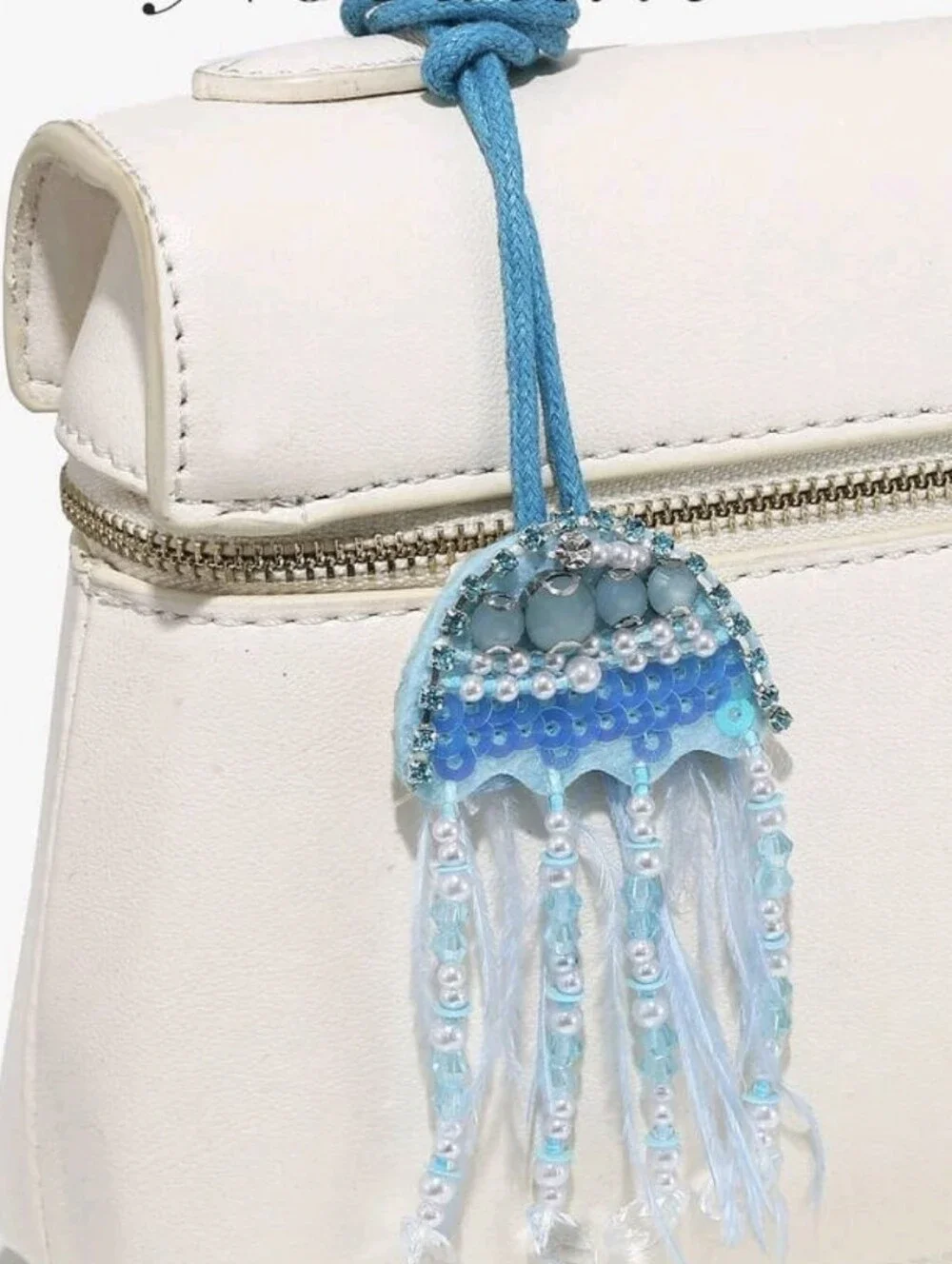 Jellyfish Bag Charm/ Keychain NEW